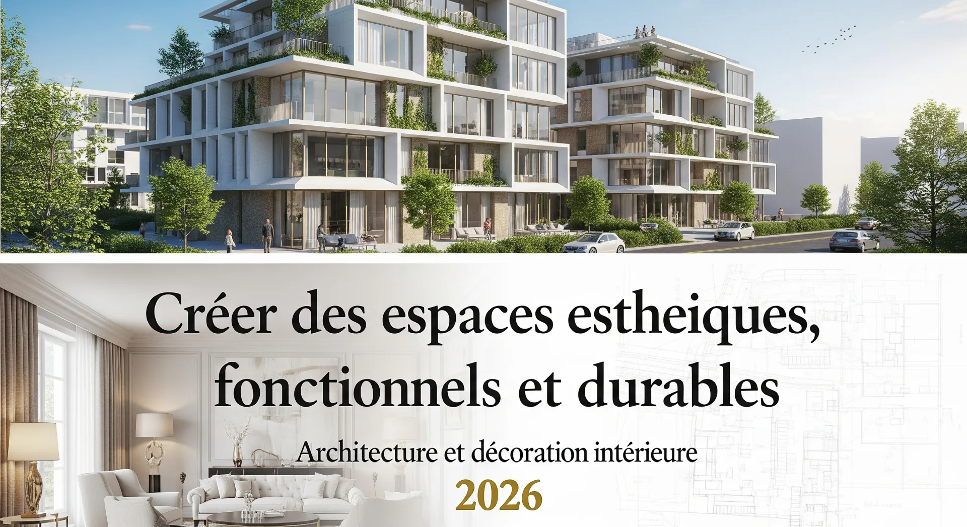 Architecture et décoration intérieure _ créer des espaces esthétiques, fonctionnels et durables