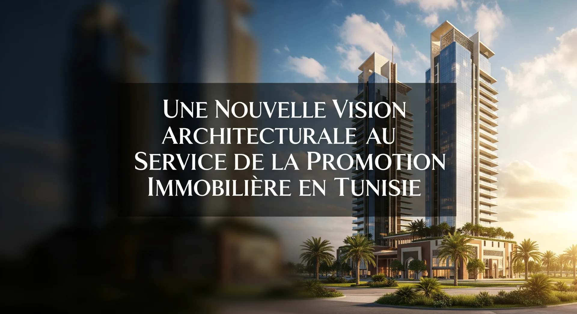 Une Nouvelle Vision Architecturale au Service de la Promotion Immobilière en Tunisie