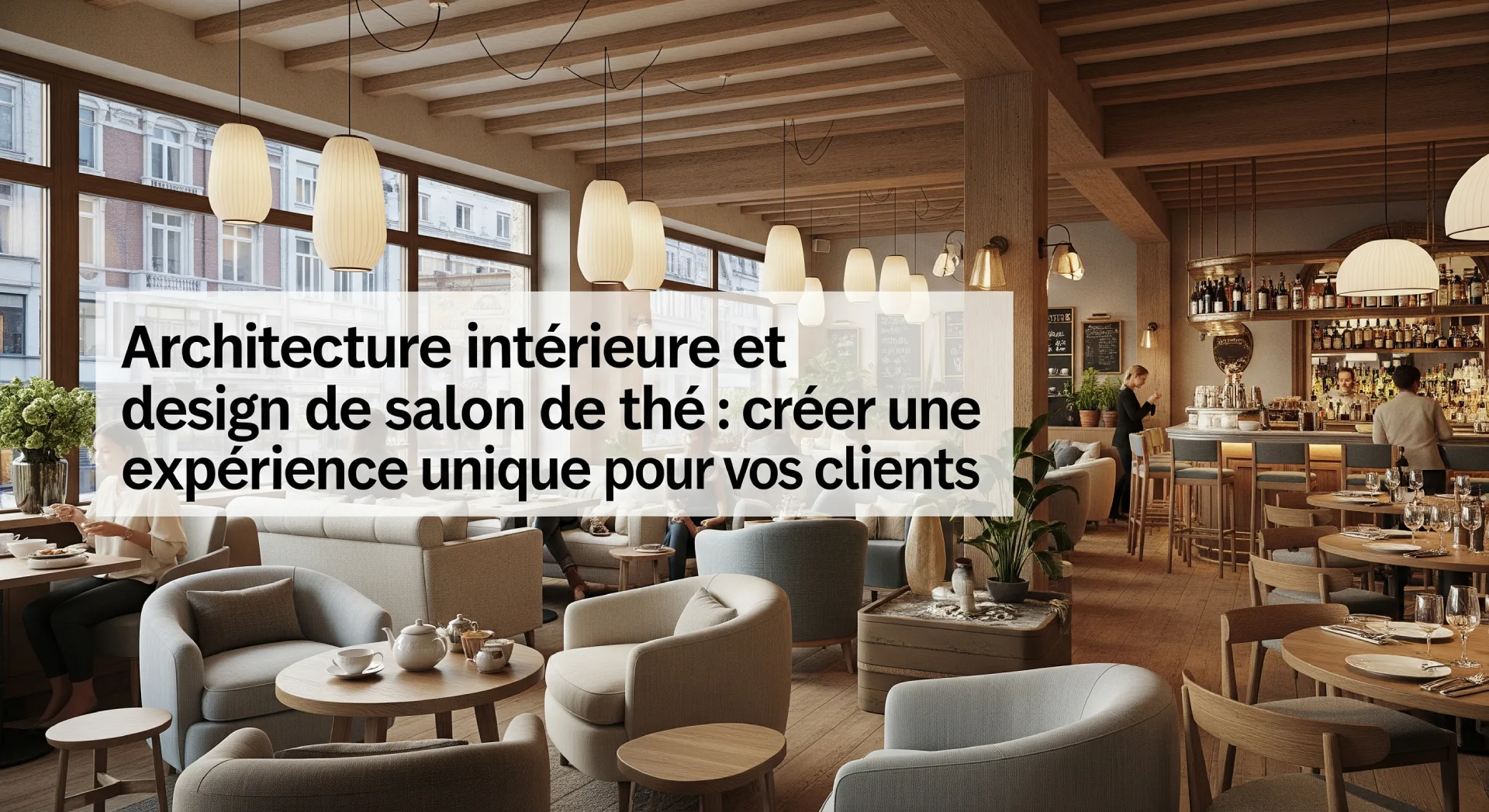 Architecture intérieure et design de salons de thé