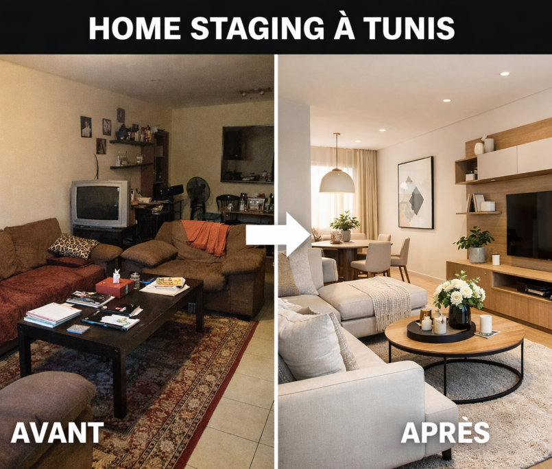 Valoriser votre appartement pour la vente grâce au home staging à Tunis