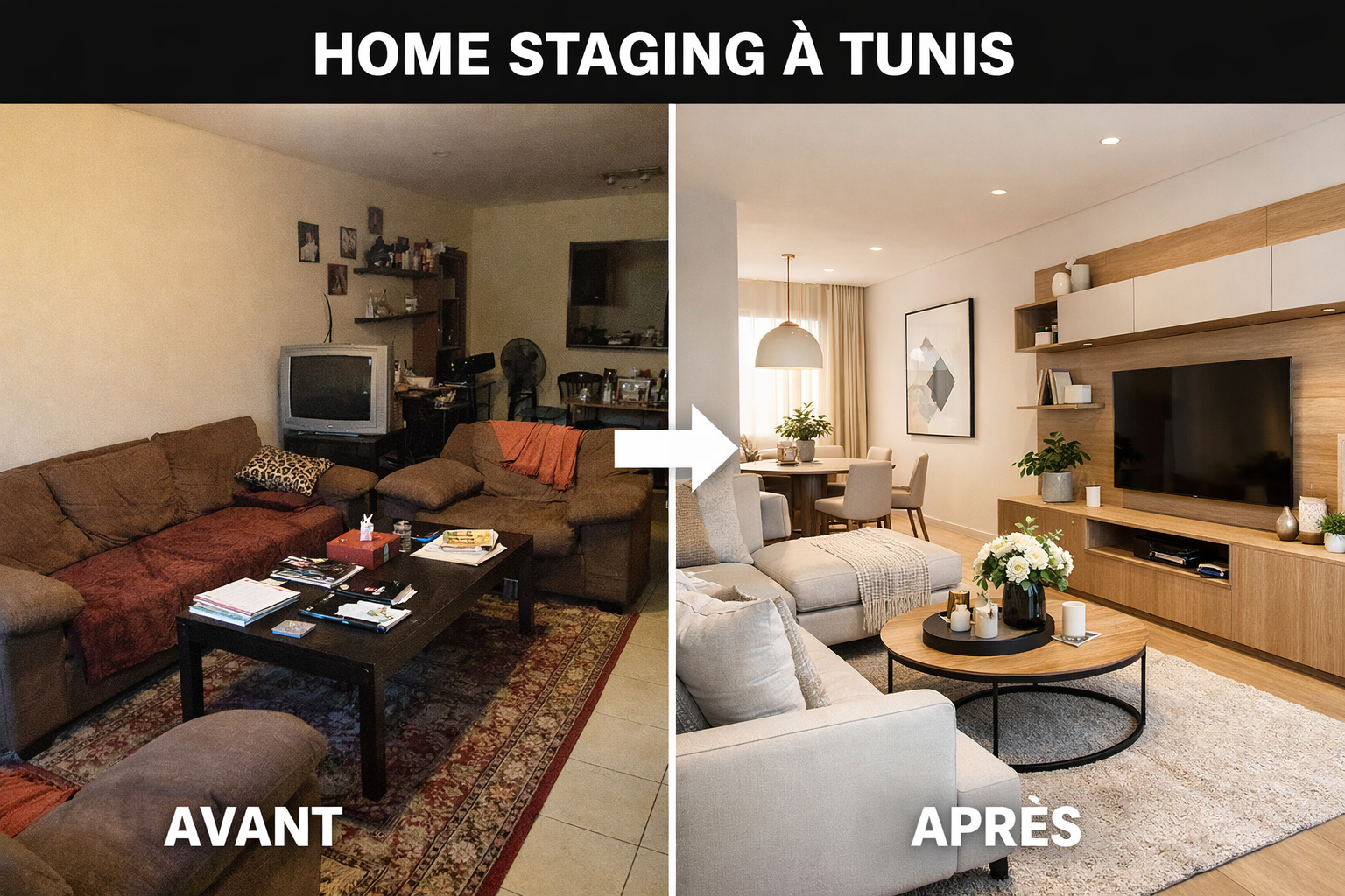 Valoriser votre appartement pour la vente grâce au home staging à Tunis